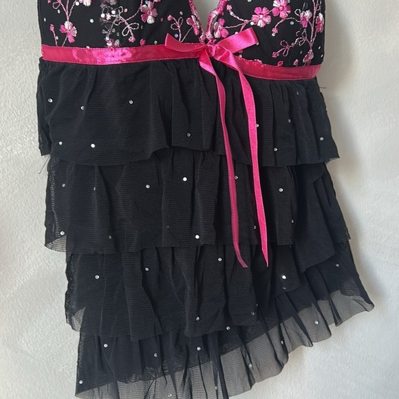 Sexy Little Things By Victoria's Secret Sequin Embroidered Floral Babydoll sz s - Picture 4 of 9